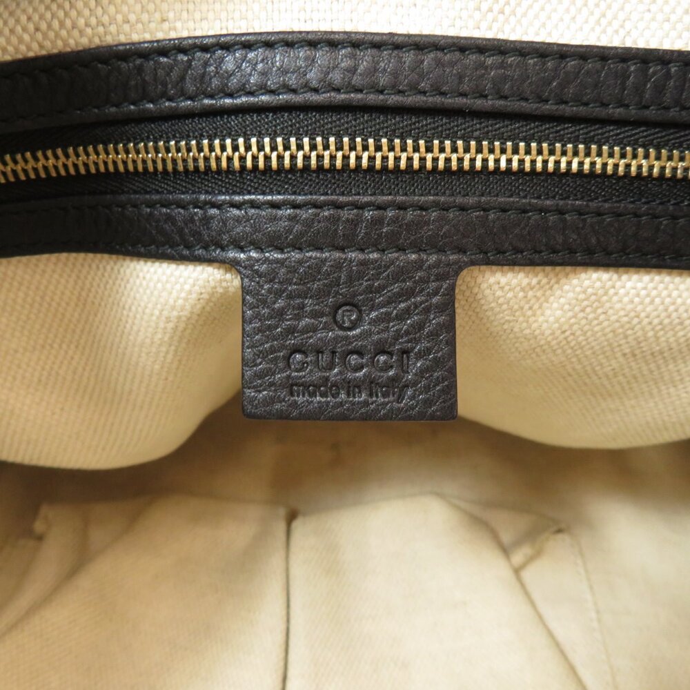 Gucci Soho Interlocking GG Tote Bag Leather - Picture 6 of 11